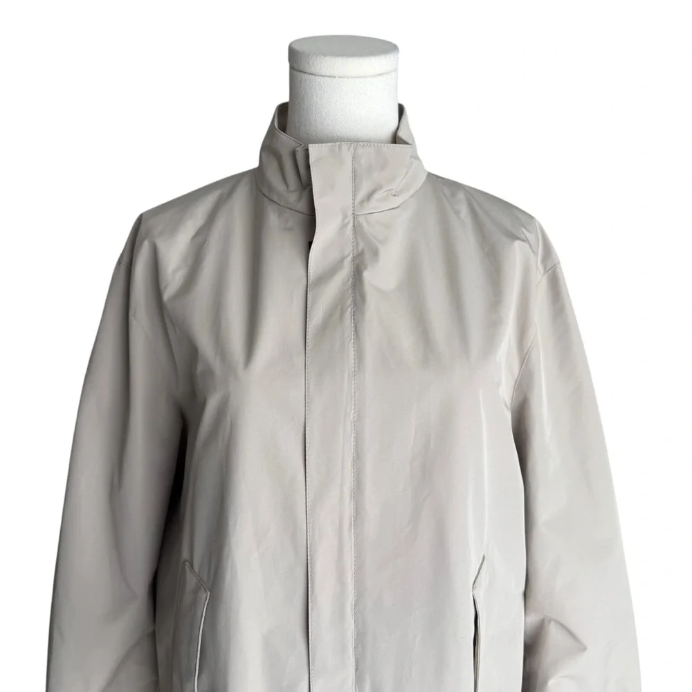 Zara - NWT Men’s Stone Zip Front Jacket Neutral Lightweight Sz M - Picture 4 of 11
